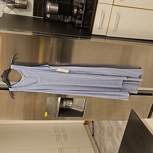 💕FRESH LAUNDRY💕 Scoop Neck Sleeveless High Low Dress ~ Light Blue Small S NWT